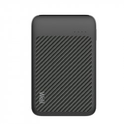 Acumulator extern powerbank 5000mAh 2.1A negru Well