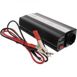 Invertor de tensiune 12V -> 220V, USB, 1000W, Well