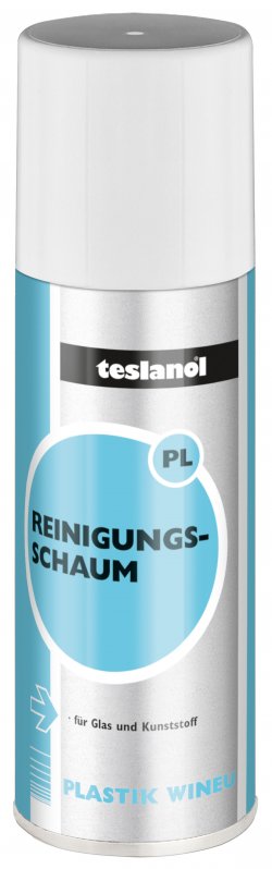 Spumă pentru curățat suprafețele din plastic 400 ml, Teslanol
