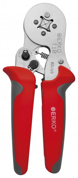 Presă sertizare pini Erko T10, 0,5 ÷ 10 mm2, lungime 180mm