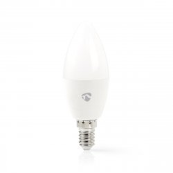 Bec LED Smart WiFi RGB - lumină albă caldă E14, Nedis