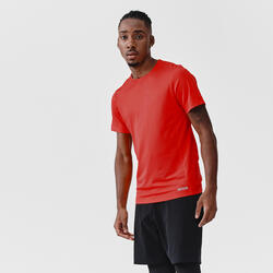 Tricou respirant Alergare Jogging Run Dry Roșu Bărbați