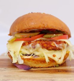 Premium Chicken Burger image