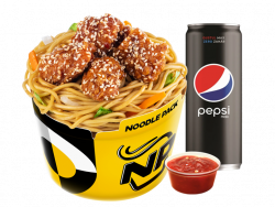 Noodle Pack Buffalo Chicken 350 g + Pepsi Doza Gratis image