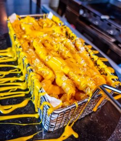 The cheesy cheese loaded fries image