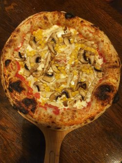 Pizza Pollo Funghi image