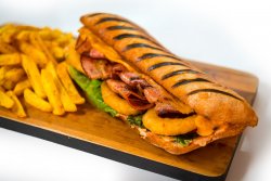 Double Bacon BBQ Sandwich image