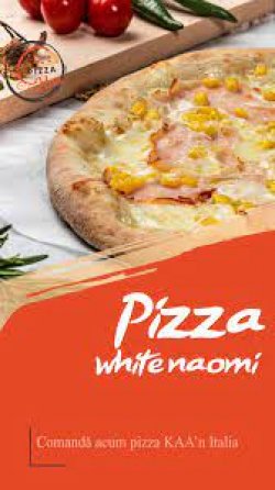 Pizza White Naomi 50 cm  image