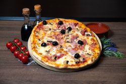 1+1 GRATUIT: Pizza Prosciutto Cotto e Funghi image