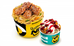 Noodle Pack Buffalo Chicken 370g + Cinnamon Rolls Bites 90g image