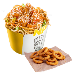 Noodle Pack Orange Chicken cu Snack Onion Rings image
