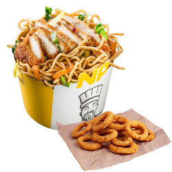 Noodle Pack Șnițel cu Snack Onion Rings image