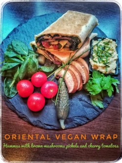Oriental Vegan Wrap image