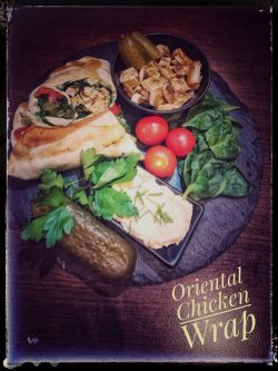 Oriental Chicken Wrap image
