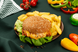 Burger crispy chicken image
