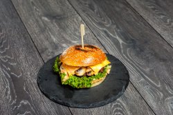 Grilled Mushrooms Swish Burger image
