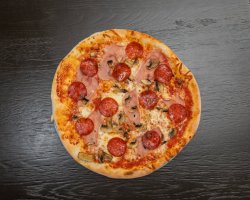 Prosciutto e funghi salami image