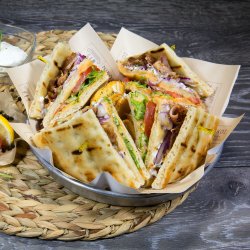 Sandwich Pita club porc image