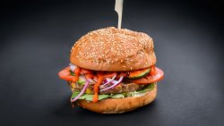 Happy Veggie Burger + cartofi prăjiți steakhouse image