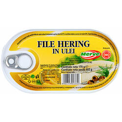 Merve File Hering In Ulei, Eo, 170G