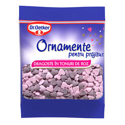 Dr. Oetker Ornamente Dragoste Tonuri Roz 30G