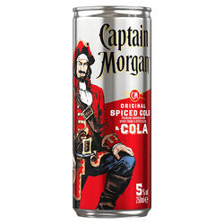 Captain Morgan&Cola Mix 5% 0,25L Dz