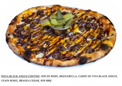 Pizza black angus image
