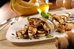 Nutella - biscuiți - banane image