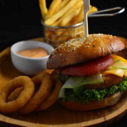 Vegan burger image