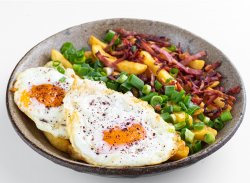 Fully  loaded chips & eggs    image