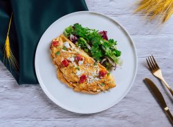 Salami Omelette  image