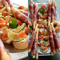 Platou crudo și somon fume image