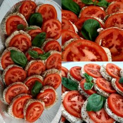 Platou roșii și mozarella bufallo image