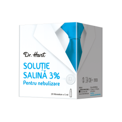 Dr.Hart Solutie salina 3% 5ml x 20monodoze