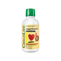 Calcium With Magnesium pentru copii Childlife Essentials, 474ml,..