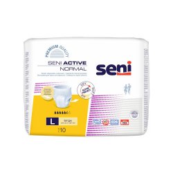 Chilot elastic absorbant Seni Active Normal, Large, 10 bucati,..
