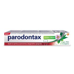 Pastă de dinți Herbal Fresh Parodontax, 75 ml, Gsk