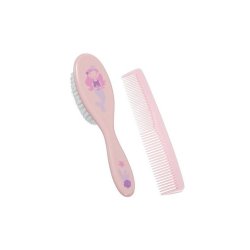 Perie par natural+pieptan Baby Nova