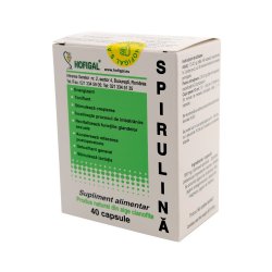 Spirulina 500 mg, 40 capsule, Hofigal