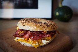 ! Recomandare - Bacon, Egg and Cheese Bagel image