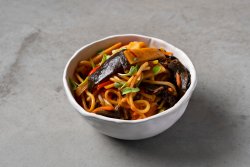Spicy bamboo noodles image