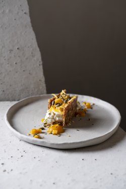 Cheesecake cu brânză de capră și dovleac image