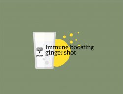 Immune boosting ginger shot image