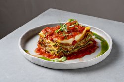 Lasagna cu ciuperci și spanac image