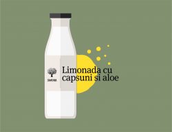 Limonadă cu căpşuni şi aloe image