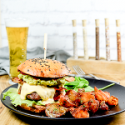 Guacamole burger image