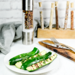 Grilled zucchini image