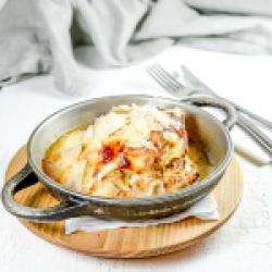 Classic beef lasagna image
