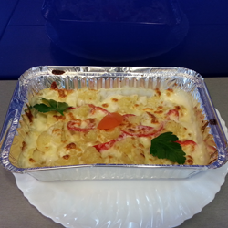 Gnocchi cu sos quattro formaggi, gratinate image