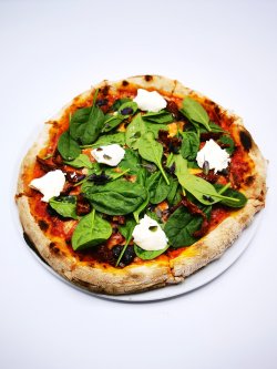 Pizza spinacho peperoni  image